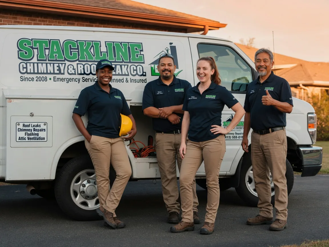 Chimney flashing repair company in Marine, IL